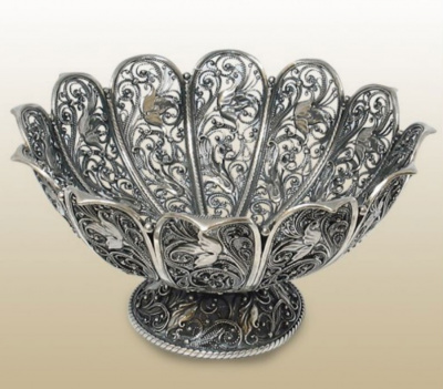 Серебряная конфетница «Вдохновение» Серебряная конфетница «Вдохновение»