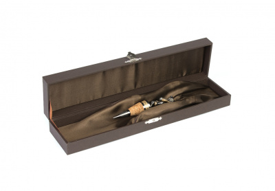 Серебряный пробочник «Скоморох с балалайкой»