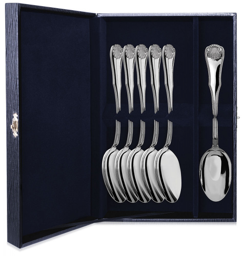 Набор серебряный «Визит» 6 столовых ложек