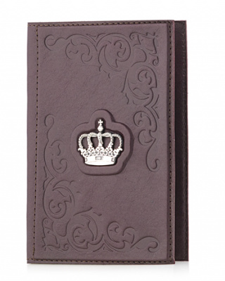 Кожаная обложка для паспорта «Царица»