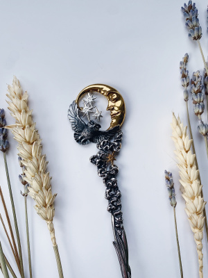 Серебряная чайная ложка «Ночь»