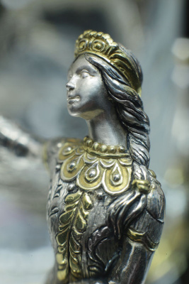 Серебряный подстаканник «Василиса Прекрасная»