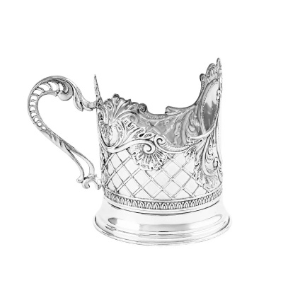 Серебряный подстаканник «Барокко»