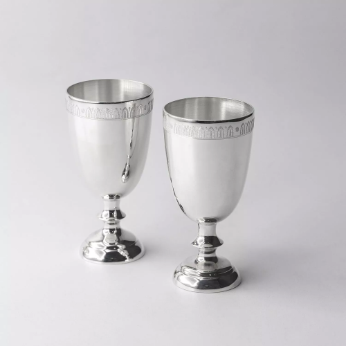 2 серебряные рюмки «Император»