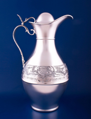 Серебряный кувшин для воды «Ривьера» №8