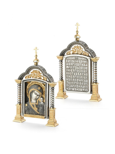 Серебряная парадная икона «Богородица»