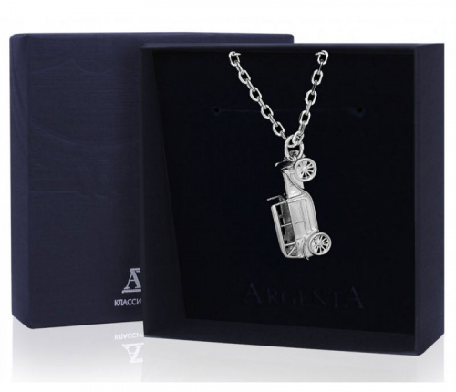 Серебряный брелок для ключей «Форд»