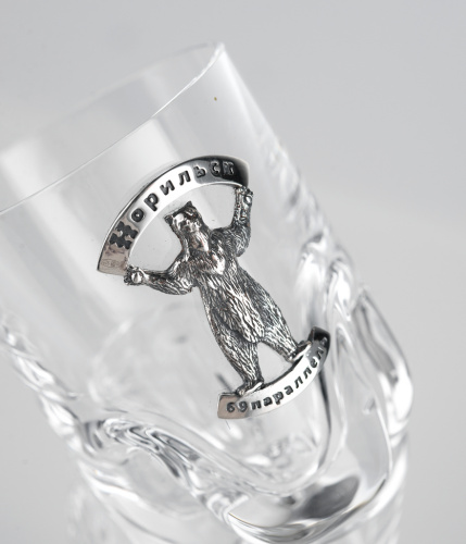 2 водочные стопки «Норильский медведь»