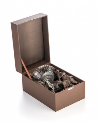 Вазочка «Дракон» из серебра