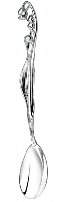 Серебряная чайная ложка «Ландыш» Серебряная чайная ложка «Ландыш»