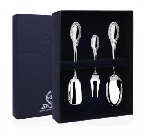 Серебряный набор для чая «Император» №2