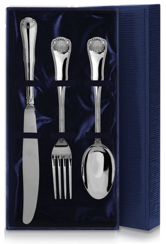 Серебряный столовый набор «Визит» 3 предмета