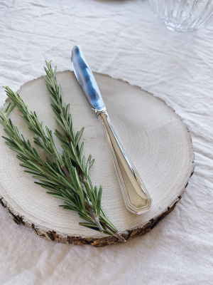 Серебряный столовый нож «Элегант»