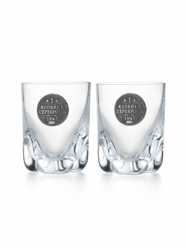 2 водочные стопки «Копейки»