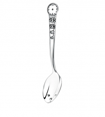 Серебряная тактильная ложка DO DO «Утята»