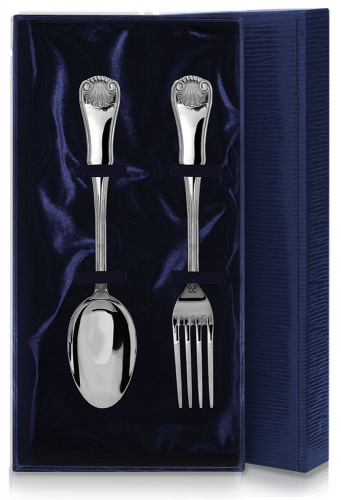 Набор серебряный «Визит» столовая ложка и вилка