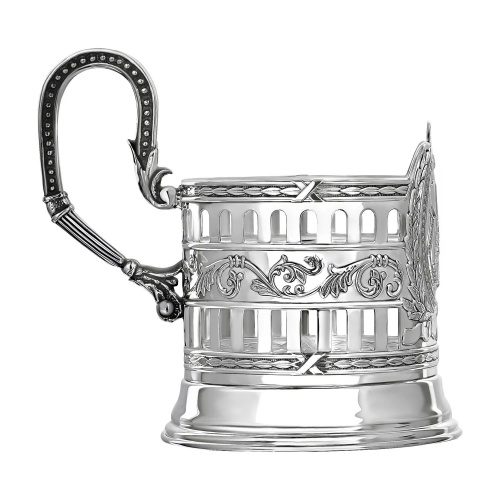 Серебряный подстаканник «Мосты Санкт-Петербурга»