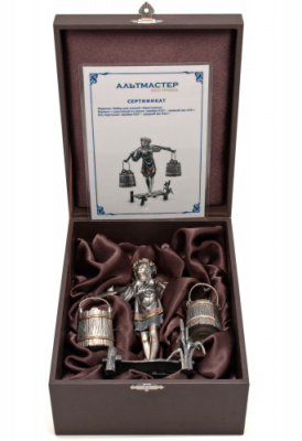 Серебряный набор для специй «Крестьянка»