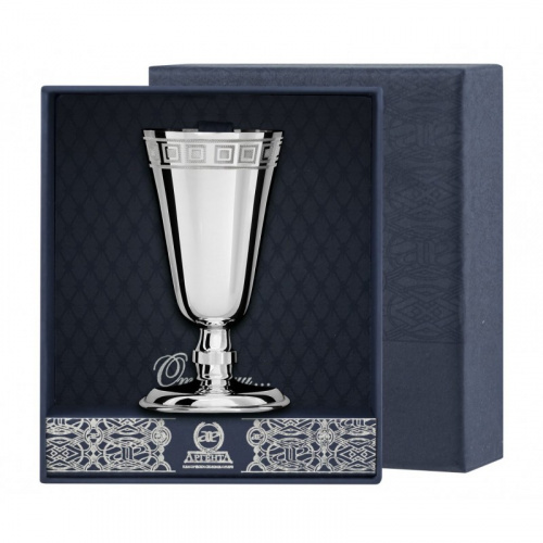 Серебряная рюмка № 4 с гравировкой