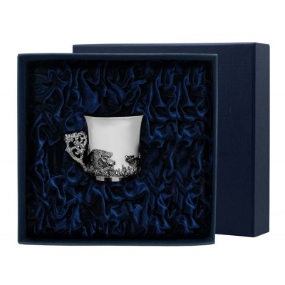 Чашка кофейная «Кабан» с чернением Чашка кофейная «Кабан» с чернением