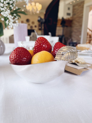 Ваза «Яблоко» из серебра