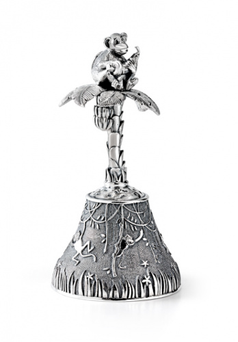 Серебряный колокольчик «Обезьянка»