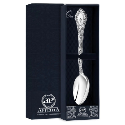 Ложка чайная «Виноградная лоза» серебро 925 Ложка чайная «Виноградная лоза» серебро 925