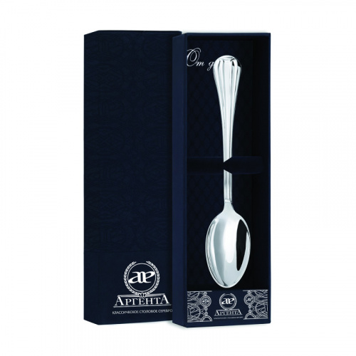 Ложка чайная из серебра «Меридиан»