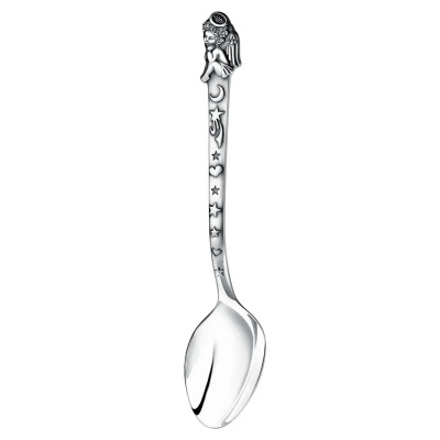 Набор для малышей DODO «Ангел» ложка и погремушка серебро 925