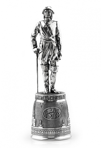 Серебряная рюмка «Петр Первый»