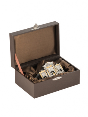 Серебряная салфетница «Родные окна»