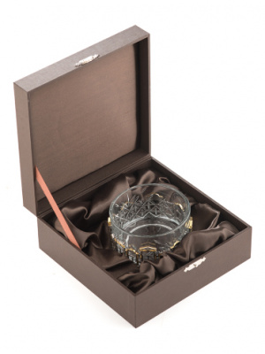 Креманка «Родные окна» серебро и хрусталь