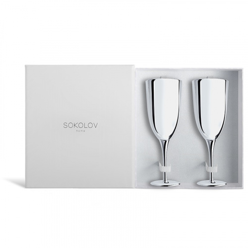 Набор серебряных бокалов