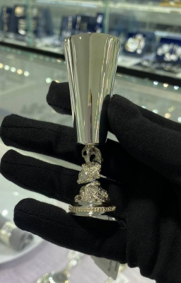 Серебряная рюмка «Золотая рыбка» Серебряная рюмка «Золотая рыбка»