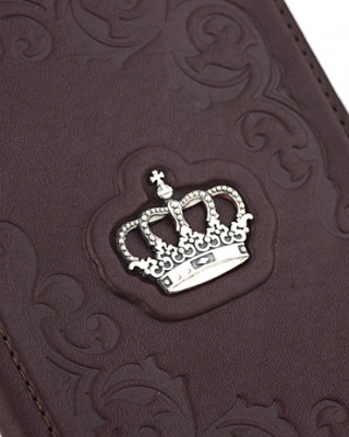 Кожаная обложка для паспорта «Царица»