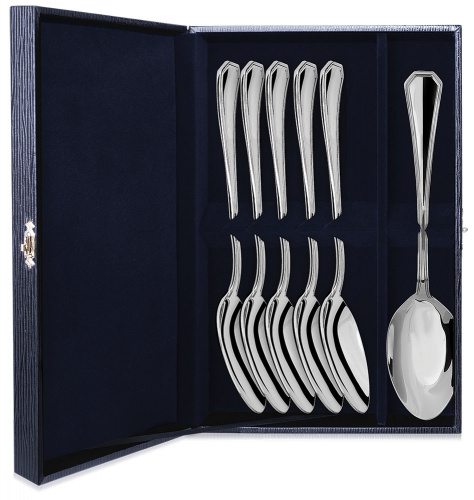 Набор серебряный «Элегант» 6 столовых ложек