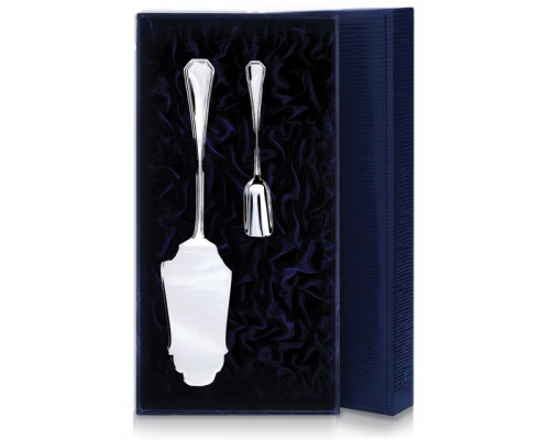 Серебряный набор для десерта «Элегант» №5