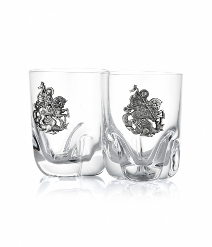 2 водочные стопки «Георгий Великий»