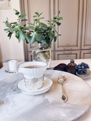 Чашка чайная «Константин Великий» с ложкой Чашка чайная «Константин Великий» с ложкой