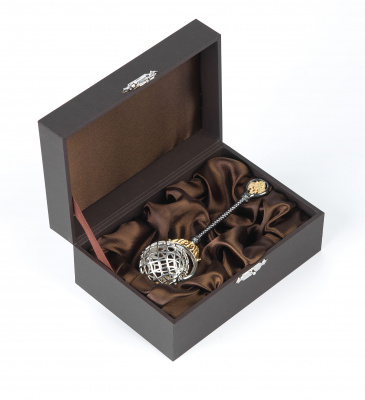 Погремушка «Царский подарок» из серебра