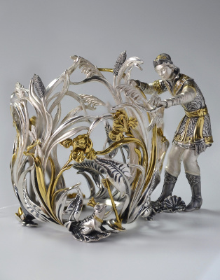 Серебряный подстаканник «Иван-царевич»