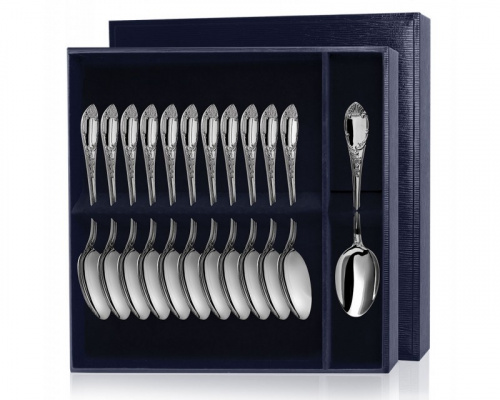 Серебряный набор «Престиж» 12 десертных ложек