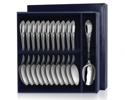 Серебряный набор «Престиж» 12 столовых ложек