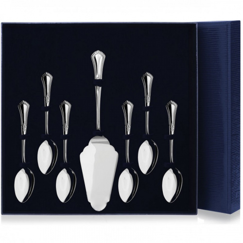 Серебряный набор для десерта «Фаворит» №1