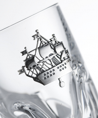 Водочные стопки «Ленинград» с серебром Водочные стопки «Ленинград» с серебром