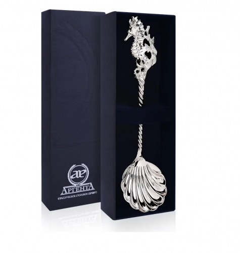 Ложка «Морской конек» из серебра