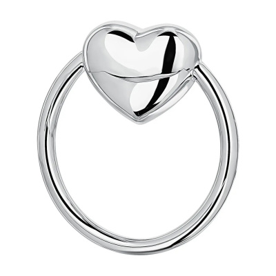 Набор для малышей DODO «Сердечко» ложка и погремушка из серебра