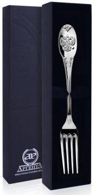 Серебряная столовая вилка «Единство»