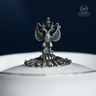 Сахарница «Герб» с щипцами