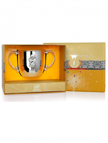 Серебряный поильник «Девочка»